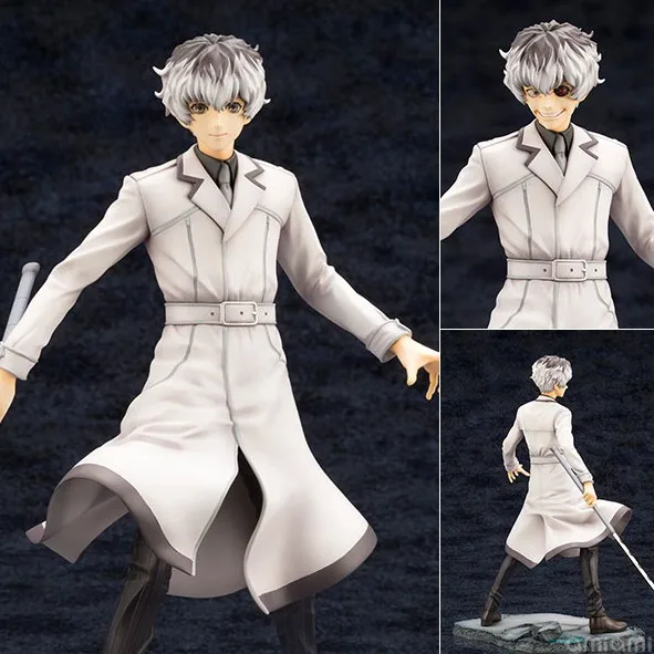 

22CM Anime KOTOBUKIYA Tokyo Ghoul Re Haise Sasaki ARTFX J Statue Kaneki head can be changed PVC Figure Collectible Model figura