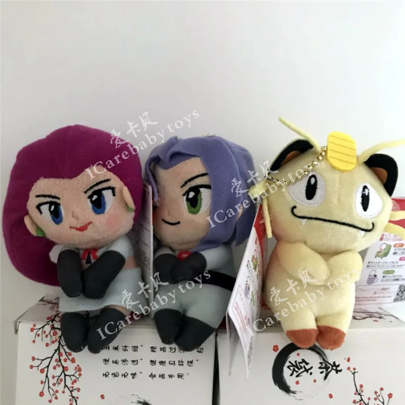 Новые 7 видов стилей Vulpix Psyduck мяут Ash Ketchum Брок Джеймса Джесси туманный 4 5 &quot12 см