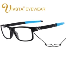 IVSTA, фирменный дизайн, TR90, мужские очки Cyele, оправа, гибкая силиконовая оптическая оправа, футбольные очки, 8026, линзы по рецепту