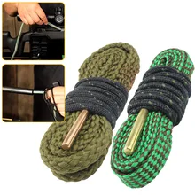 Pro .22cal 5.56mm .38cal 9mm nato Brass bore snake rifle/pistol Gun cleaner boresnake Rope Rifle Barrel Hunting Gun cleaning kit цена Pro .22cal 5.56mm .38cal 9mm nato Brass bore snake rifle/pistol Gun cleaner boresnake Rope Rifle Barrel Hunting Gun cleaning kit цены онлайн