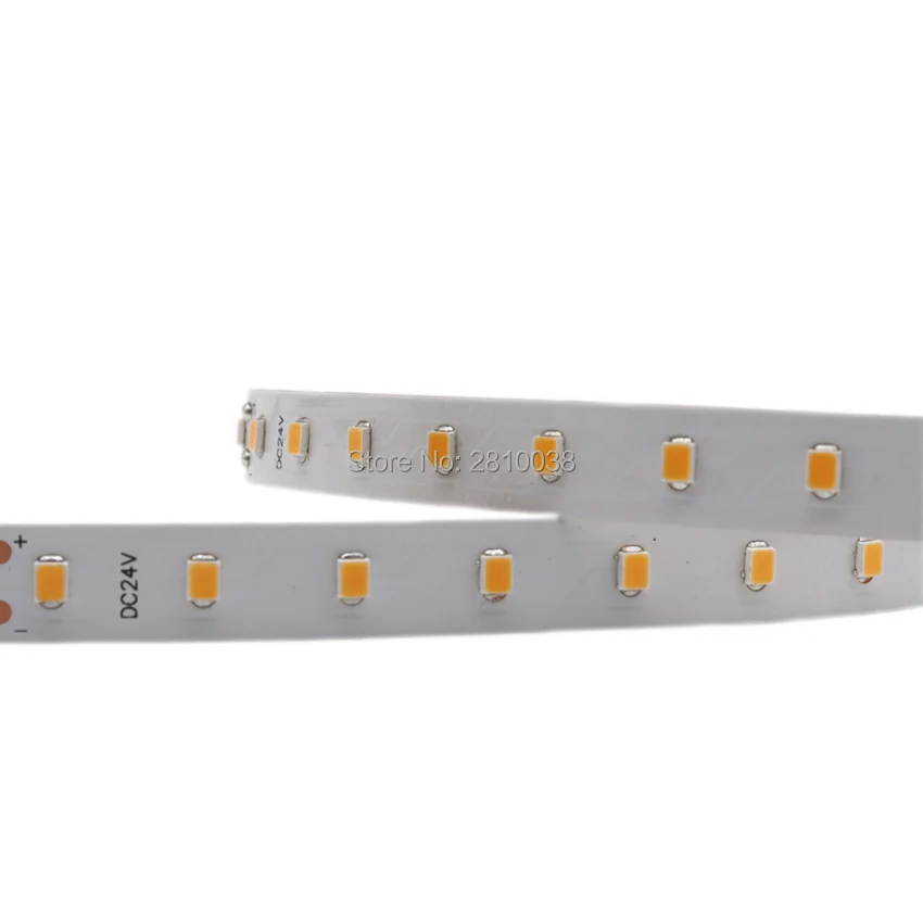 Гибкая светодиодная лента SMD2835 CRI95 120 м/лот постоянный ток IP22 24 В встроенная ИС