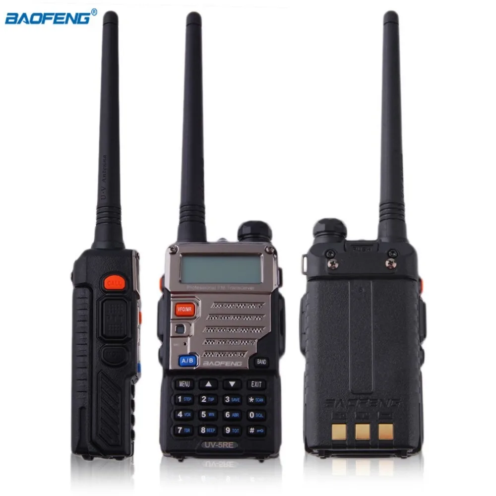 

Baofeng Walkie Talkie 5W 128CH FM VOX DTMF Two-Way Radio High /Low RF LCD Display
