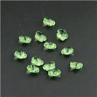 Продаж Lt Зеленый 500 pc K9 14 мм цветок сливы из кристаллов бусинами стеклянная кристальная люстра кристалл для Шторы Свадьба Новогоднее