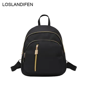 

Classic Nylon Women Backpack Bag Laptop Notebook Mochila for College Students Waterproof Back Pack School Backpack