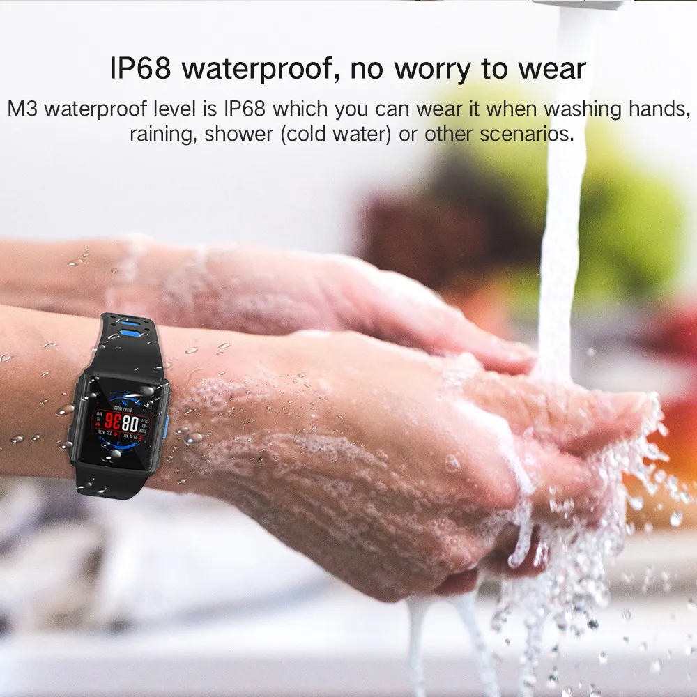 Interpad M3 gps Смарт-часы для мужчин IP68 Водонепроницаемый трекер сердечного ритма Смарт-часы многоязычные для Apple iPhone huawei