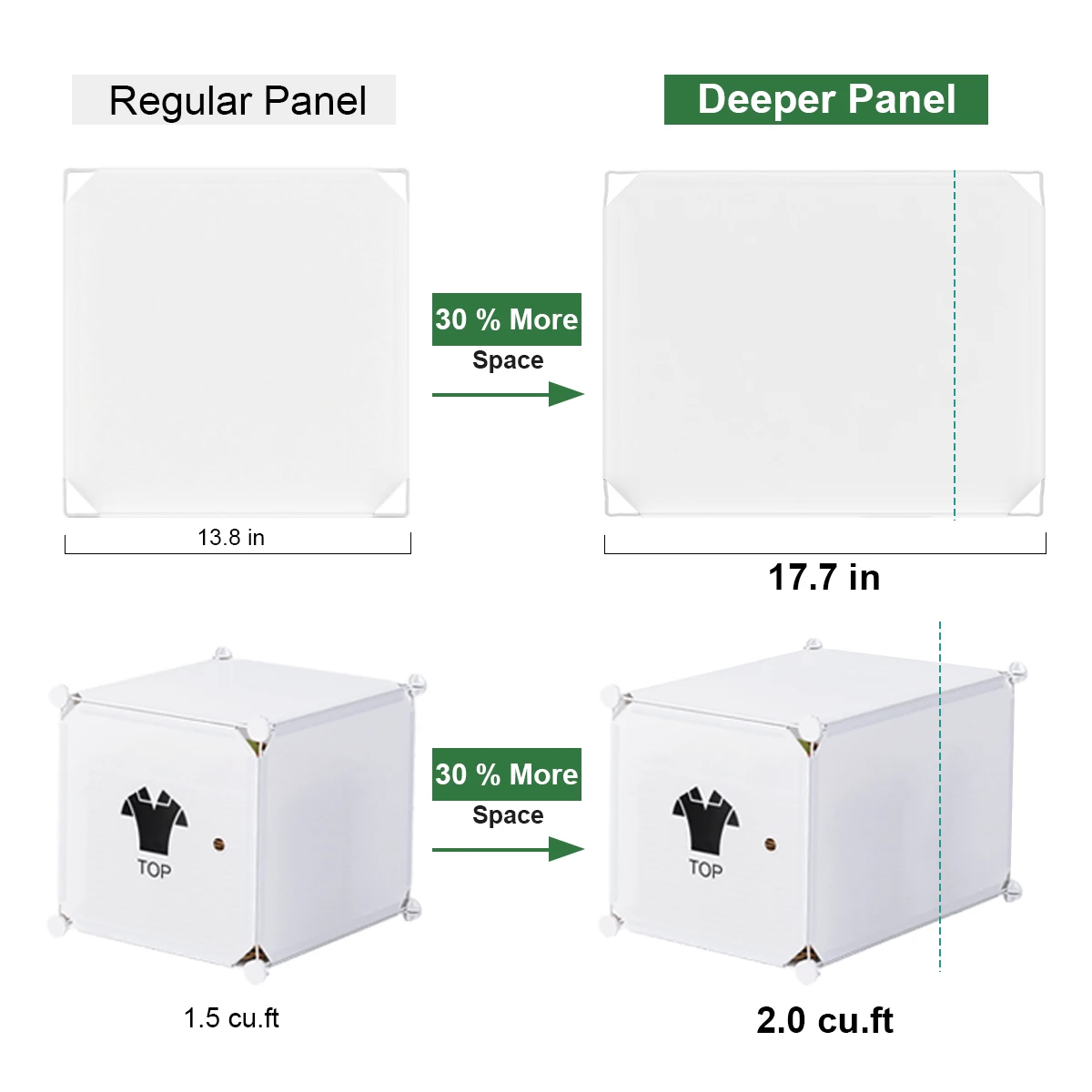 LANGRIA 8 Cube Экстра большой модульный шкаф Блокировка Открытый органайзер для