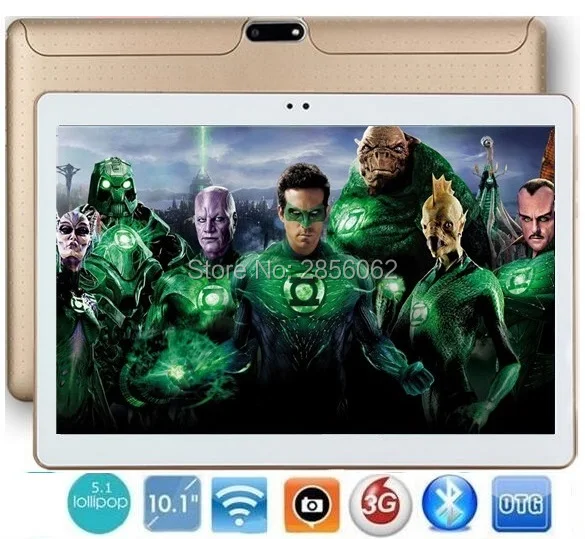 10 inch Android tablet pc 3G WCDMA Phone Pad Quad Core 1280 800 WiFi FM GPS