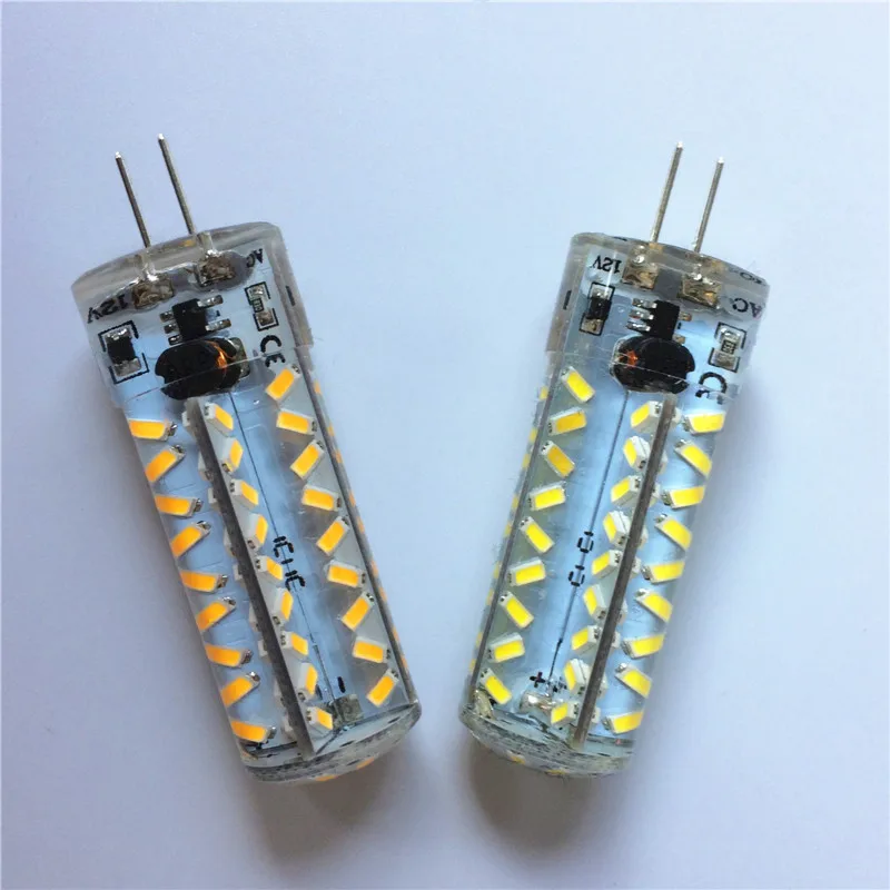 Горячая распродажа! G4 SMD3014 57 светодиодный 81 светодиодный AC12V DC12V ACDC12V 6 W 9 W лампы заменить для Люстра со стразами светодиодные лампы 10 шт./лот