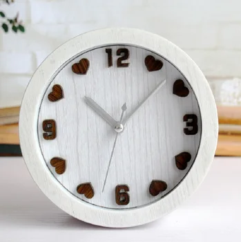 

imitation wood al fajr clock retro relogio de madeira reloj alarm home decor wood wooden watches saat table klok despertador