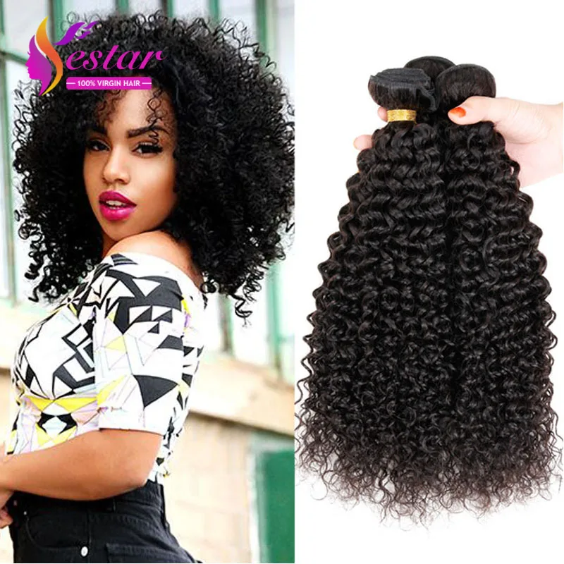 Indian Deep Curly Hair 7a Unprocessed Indain Virgin Hair Natural Afro Kinky Curly Virgin Hair 