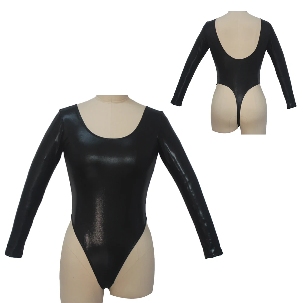 Buy Dancer's Choices Black Women leotard Long Sleeve