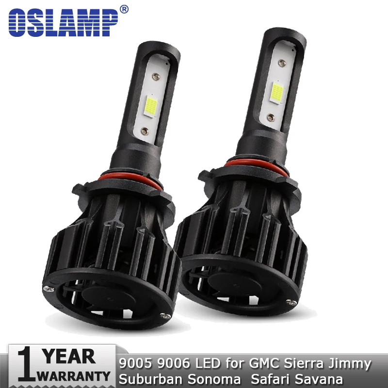 

Oslamp 9005 HB3 9006 HB4 72W 8000LM Car LED Headlight Bulb 12V Auto Headlamp for GMC Sierra Suburban Sonoma Jimmy Safari Savana