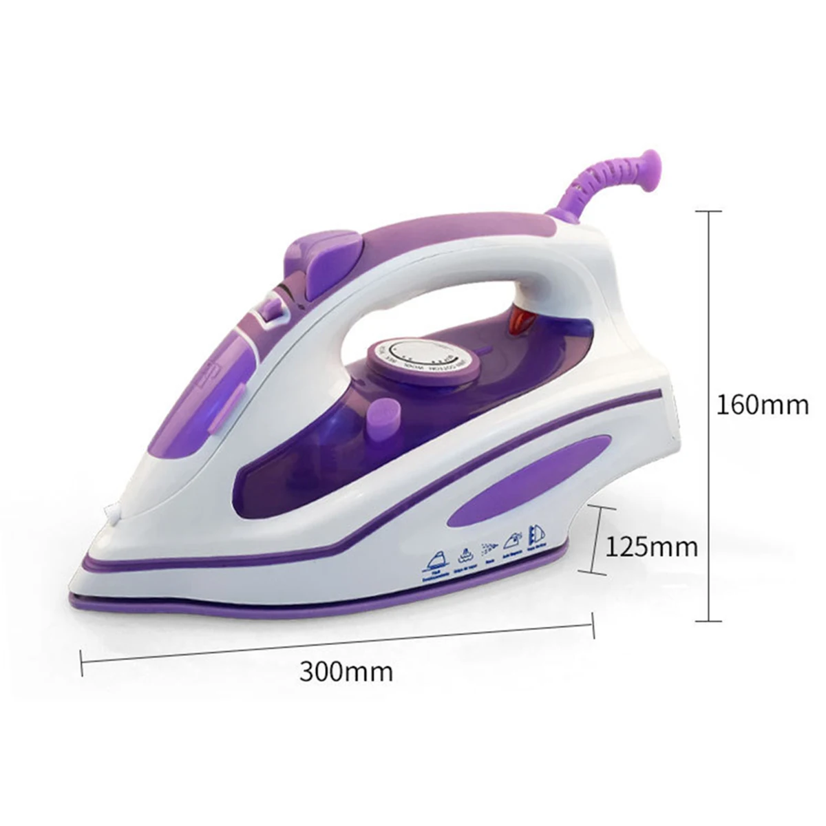 120V 1200W Electric Steam Iron Clothes Irons Travel Electric Press Garment Small Portable Household Ironing Clothes Machine