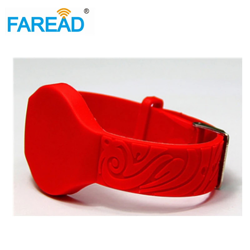 X100pcs 13,56 мГц Ntag203 144 байт регулируемый браслет RFID NFC часы-браслет с заблокированными
