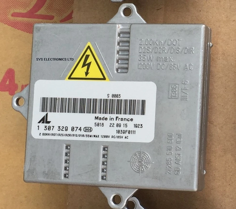 Использованный балласт ксенона AL OEM HID 1 307 329 074 1307329074|Аксессуары для фар авто| |