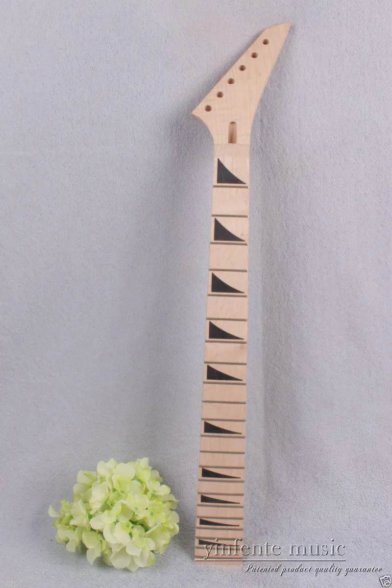 22 fret neck Электрогитара шеи 24 лада 25,5 дюймов клен гриф#755 может сделать 22 лада - Цвет: 22 fret neck