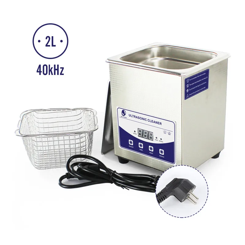 Professional Smart Ultrasonic Cleaner Stainless Steel Digital Ultrasound Wave Washing Cleaning 2L 160W For Jewelry Glasses Watch (1)