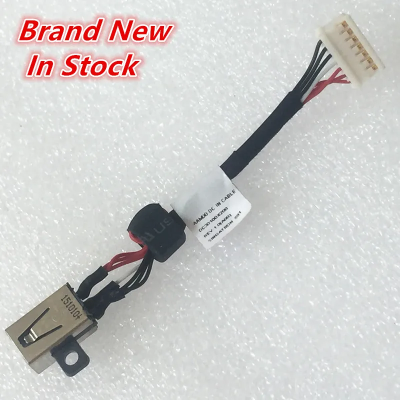 

New Laptop DC Power Jack Cable Socket Connector Port Charging Cable For Dell Precision M3800 XPS 15 9530 DC30100O800 9550 9560