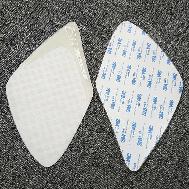MTCLUB GSXR GSX-R 10000 Black Transparent Anti slip Fuel Tank Pad Side Gas Knee Grip Traction Pads For Suzuki GSXR1000 2007 2008 (3)