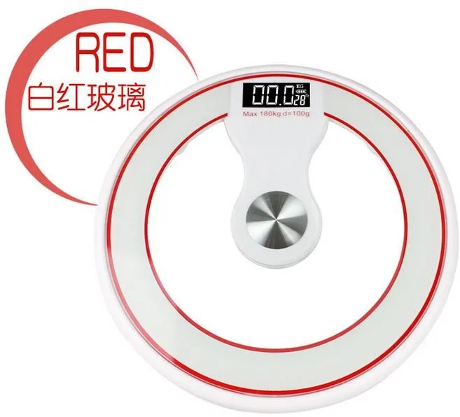 180kg Toughened glass Precision Electronic Digital Scale Glass Electronic body Weight bathroom scales Balance weighing scale