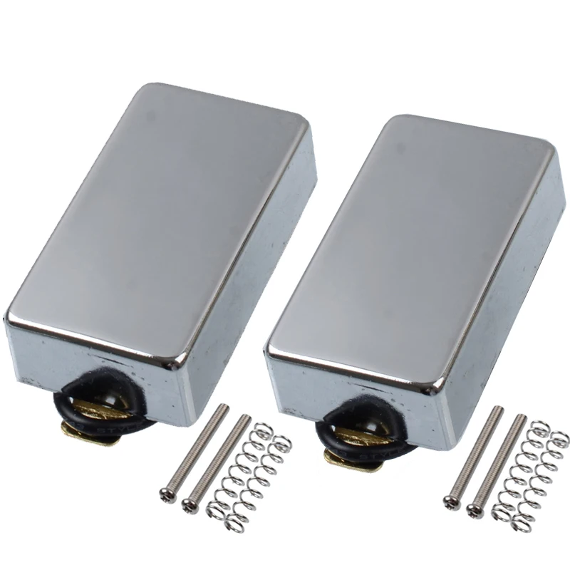 

Chrome LP Closed Mini Humbucker Pickup Set Sealed Mini Pickups for Electric Guitar Guitar Pickups DLP-CR 4C