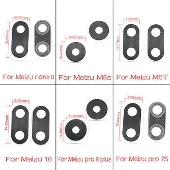 

2pcs/lot,Rear Camera Glass Lens With Sticker Glue For Meizu Pro 6 plus 6S 7S 16TH M6S M6T Note 8 V8 Replacement Parts
