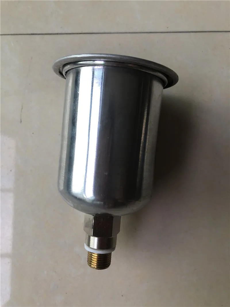 1PC 125ML Aluminum Pot Container For H2000 Spray Gun Gravity Feed Mini