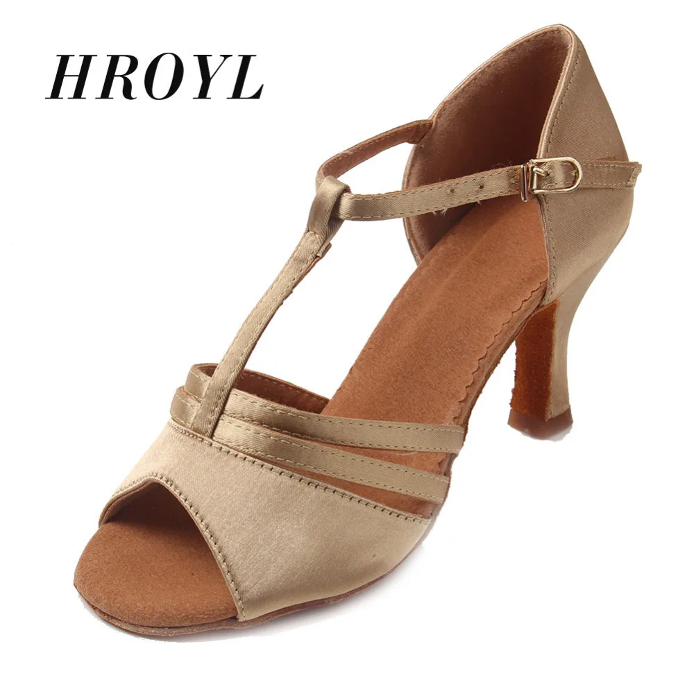 Koop Nieuwe Collectie vrouwen Latin Ballroom Dans Schoenen Tango Schoenen Voor Meisjes Salsa Party Dansen Schoenen Met Hakken 7cm 5cm