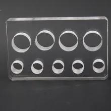 2 шт. овальная акриловая пигментная стойка Перманентный макияж пигментная чашка цветной пигментный держатель для чашки