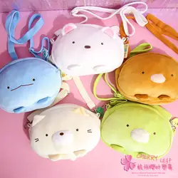 IVYYE 17 см Sumikko gurashi Мода Аниме плюшевые сумки на плечо мягкий мультфильм Tote повседневное сумки мягкие игрушки телефон сумка обувь для девочек