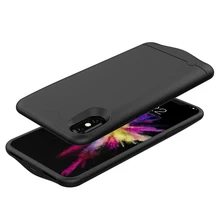 External Rechargeable Battery Charger Case Cover For iphone X 5200mAh Powerbank Case Protective Charging Cover Case