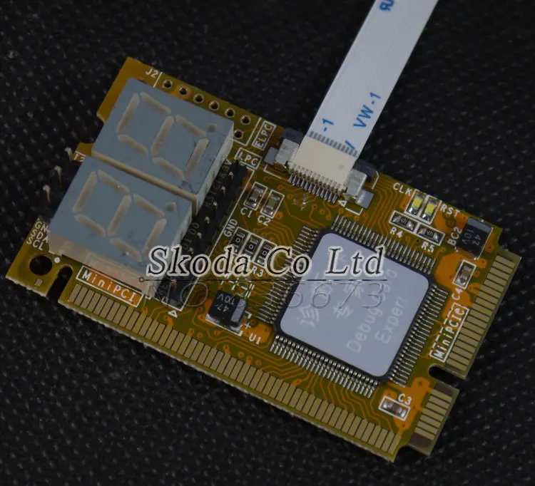 Бесплатная доставка Многофункциональный pci e диагностических карты ноутбука