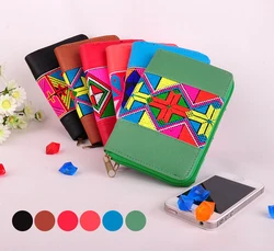 

Free Shipping !Top New type cotton fabric wallet features style bags hot travel personality manual package wholesale