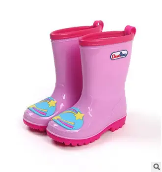 

Free shipping Children's shoes 2019 Girls rubber shoes spring Children's Rain boots Baby Boys shoes Children boots Boys shoes 40