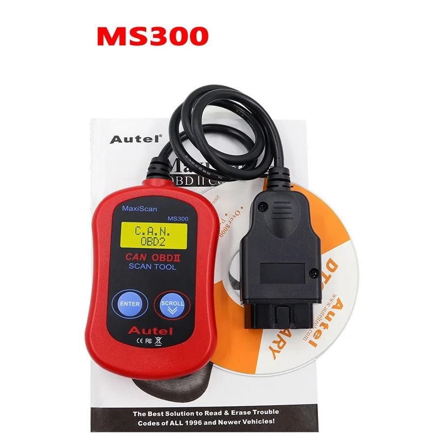 Autel maxiscan ms300 auto obd2 eobd code reader scanner daten tester