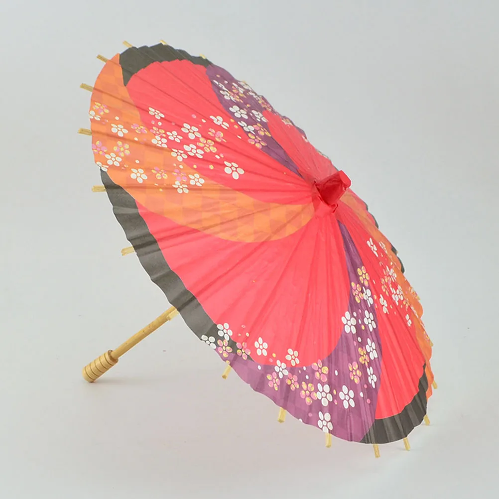 Японский стиль бумажный зонтик мини декоративный зонтик танцевальный реквизит декор для свадебной вечеринки(случайный цвет