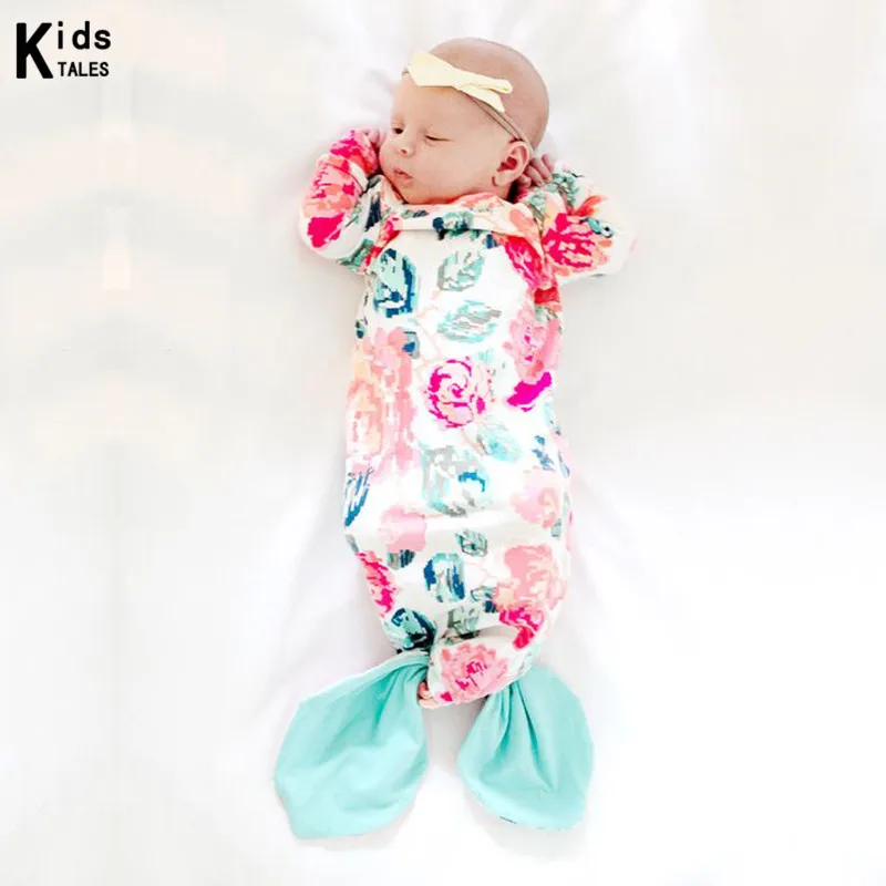 

RP-322 New Sleeping Bag Cartoon Penguin Bear Mermaid Pattern Baby Boys and Girls Fall-Spring Long Sleeve Flower Sleeping Bags