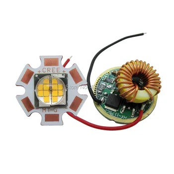 

24W Cree MTG MT-G EasyWhite 6V 2700K Warm White Led Emitter Lamp Light + 5 Mode 6V Led Driver