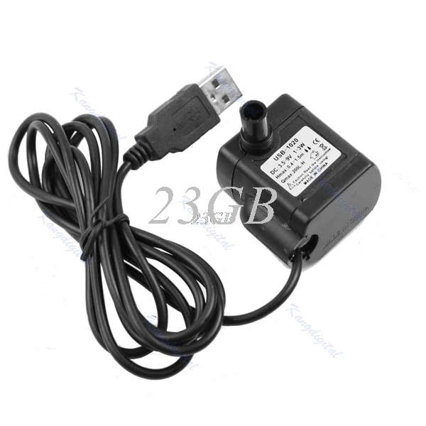 DC5.5V-12 V 3W погружной водяной насос для аквариума, аквариума, фонтана, пруда, насос JUN26_25