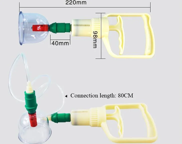 Дешевые 32 банок 12 банок китайские вакуумные чашки комплект для постановки банок Вытяните вакуумный аппарат Расслабляющая терапия массажеры кривая всасывающие насосы