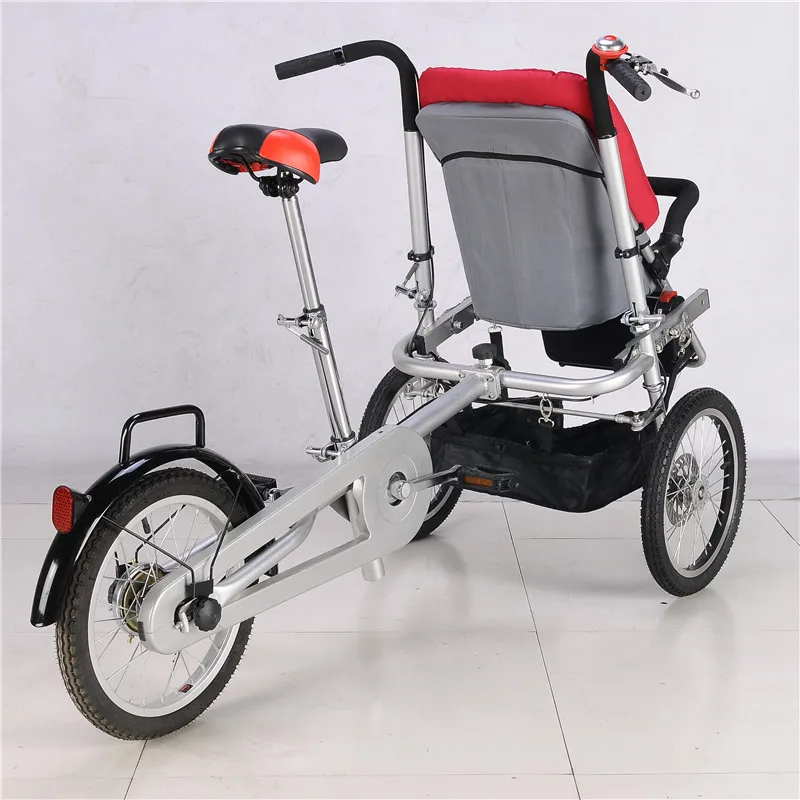 0-3 Years Baby Bike Red Baby Stroller Load 100kg Mother Baby Bicycle Three Wheels Trolley 3 in 1 Prams Pushchair02