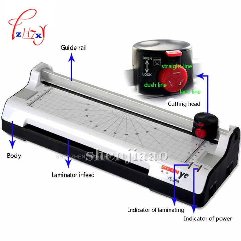 YE288 Smart Photo Laminator A4 Laminating Machine Laminator Sealed