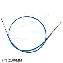 OVERSEE Outboard Throttle Shift Cable Remote Control Box Cable 7 Ft For Yamaha Tohatsu Outboard Engine