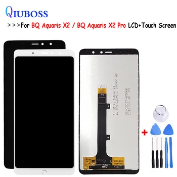 

White/Black For BQ Aquaris X2 / BQ Aquaris X2 Pro LCD DIsplay + Touch Screen Digitizer Assembly Replacement+Tools+3M Tape
