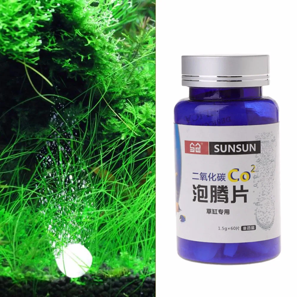 

Aquarium CO2 Tablet Carbon Dioxide Fish Tank Diffuser for Aquatic Plant Float Grass Waterweed Water Grass C42