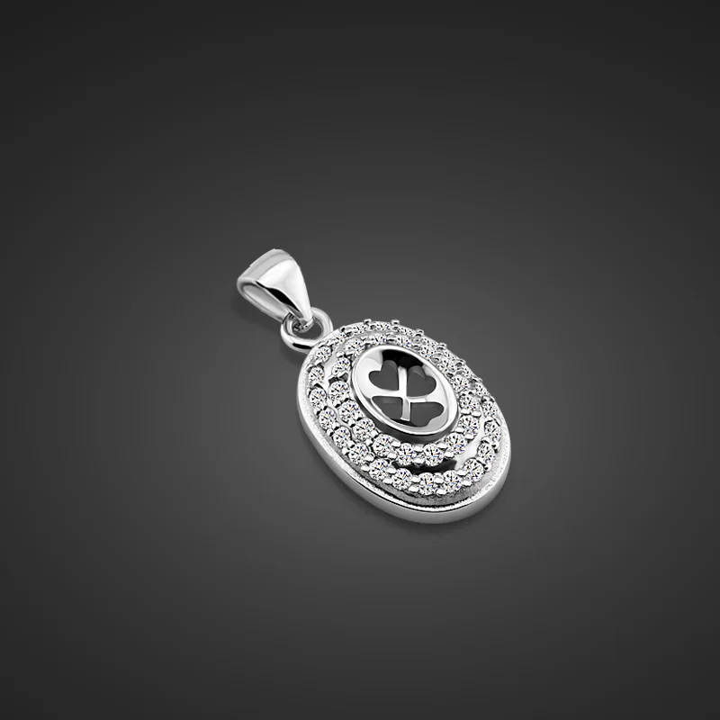 Simple Style Women Silver Jewelry 925 Sterling Silver Pendants Solid