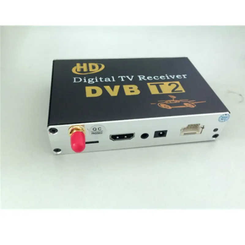 HD Автомобильный DVB-T2 Автомобильный цифровой ТВ приемник USB слот для России, Таиланд, Columbia, Индонезия, сингапур одной антенны