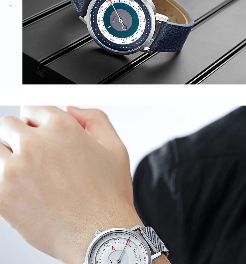 Мужские часы от бренда SINOBI, вращающиеся Креативные мужские спортивные часы, мужские кварцевые часы, мужские повседневные военные водонепроницаемые наручные часы Relogio