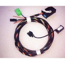 9W2 9W7 Play& Plug bluetooth микрофон Жгут кабель адаптер для Passat B6 Jetta Golf MK5 6 Tiguan RCD510 RNS510 1K8 035 730D