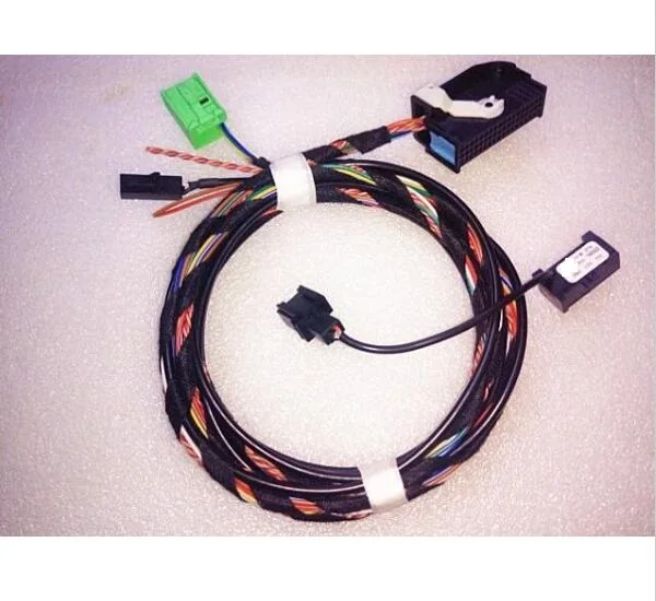 Кабель-адаптер 9W2 9W7 Play и Plug для микрофона Passat B6 Jetta Golf MK5 6 Tiguan RCD510 RNS510 1K8 035 730D |